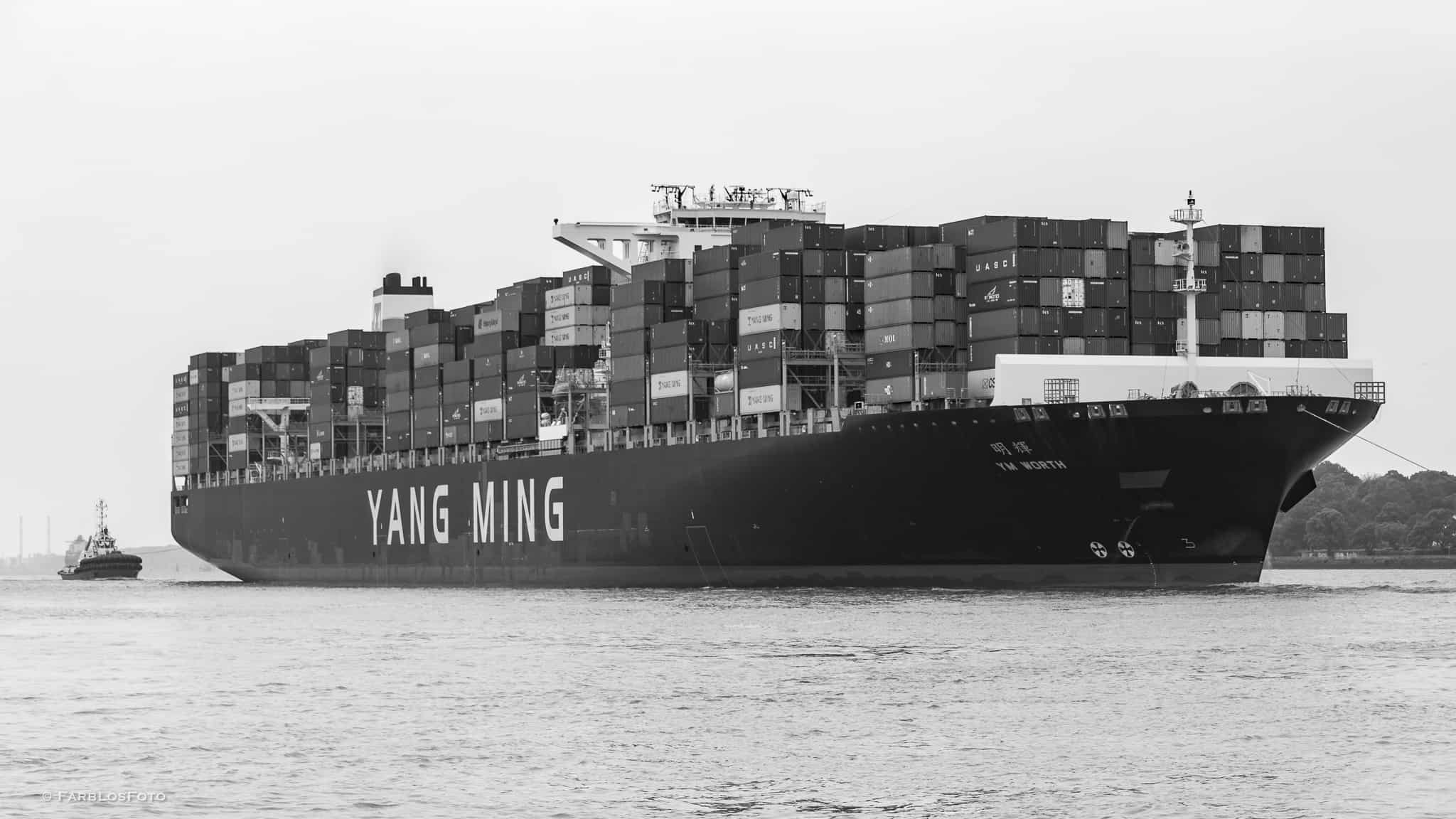 Yang MIng YM Worth Containerschiff